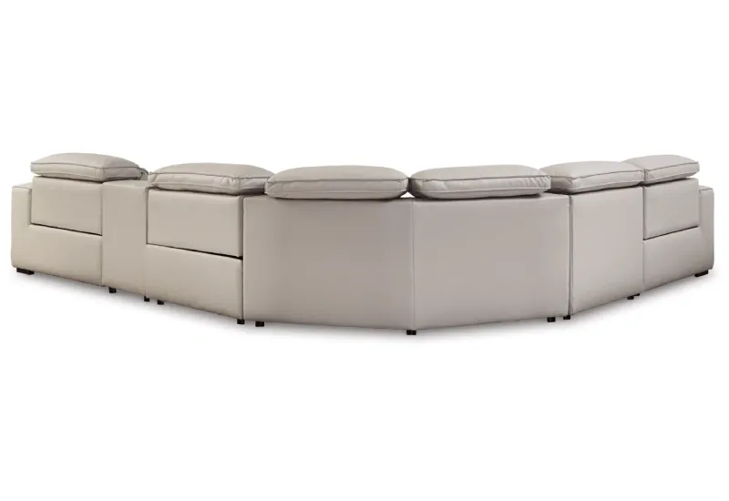 CHANEL DOVE 6PC POWER SECTIONAL