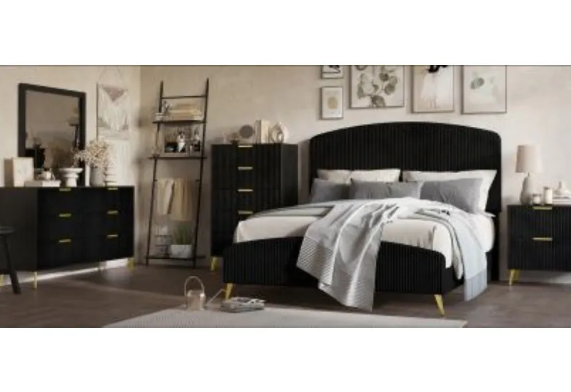 KAILANI BLACK QUEEN BED