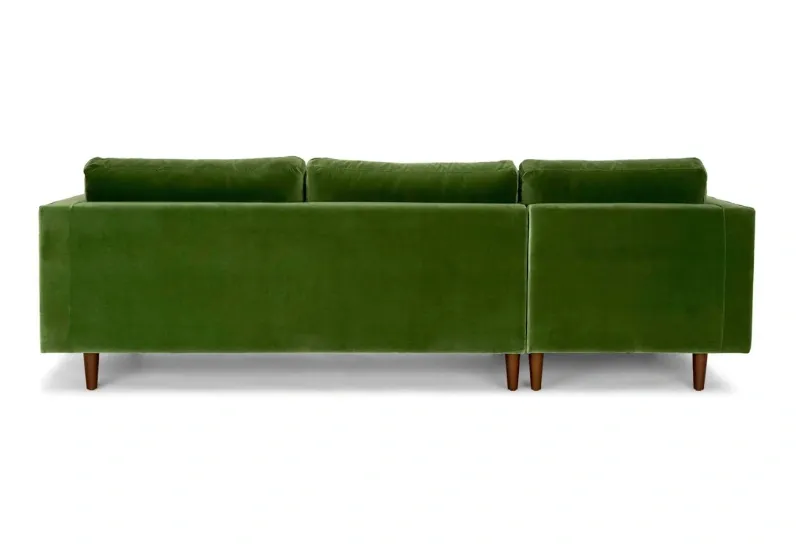 ROMA GREEN 2PC SECTIONAL