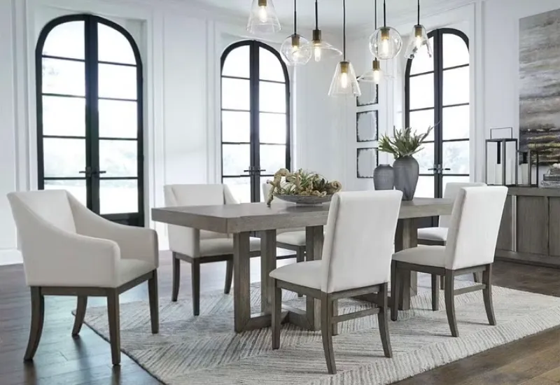 ANABELLA GRY 7PC DINING SET