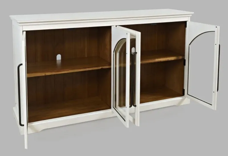 ARCHDALE 4 DOOR CABINET-WHITE