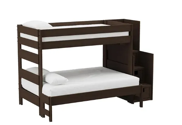 CALKIDS BROWN TWTW STAIRCASE BED