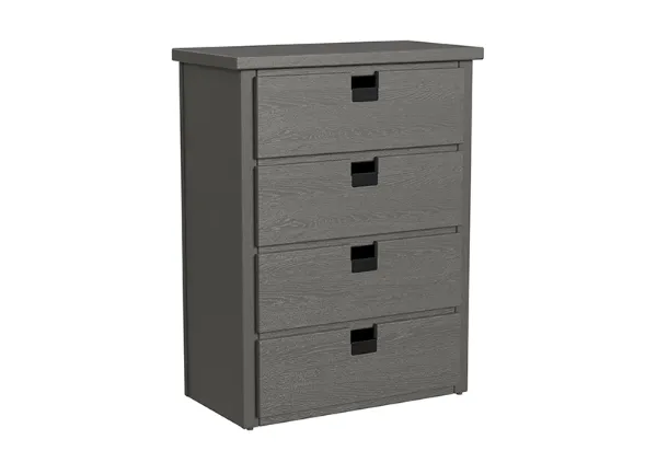 CALIKIDS GREY FOUR DRAWER CHEST