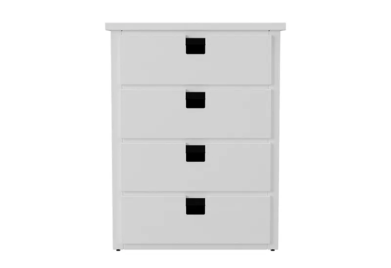 CALIKIDS WHITE FOUR DRAWER CHEST