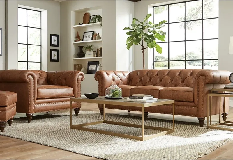 Picture of WINSLOW LEATHER LIVING ROOM