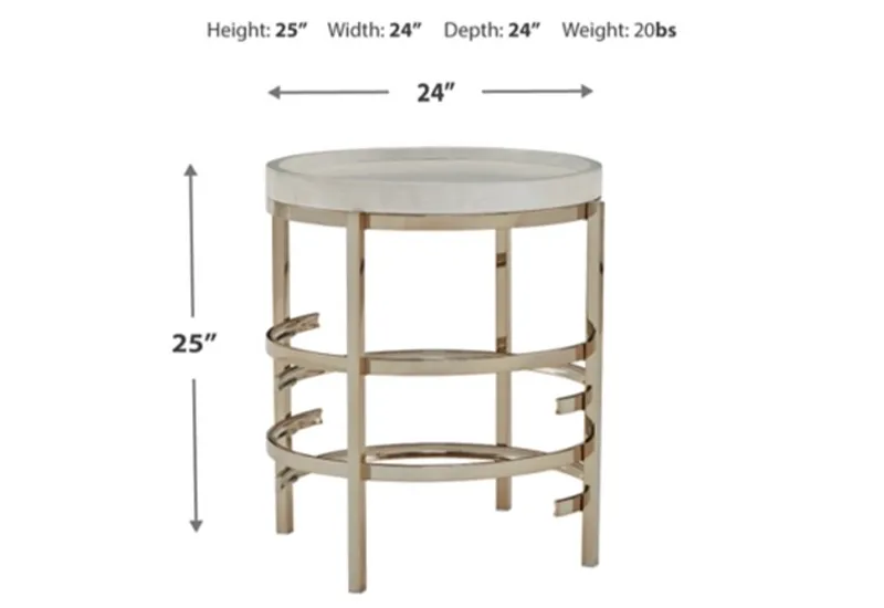 MONTIFLYN ROUND END TABLE