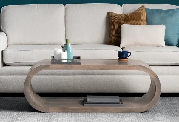 INFINITY GREY COCKTAIL TABLE
