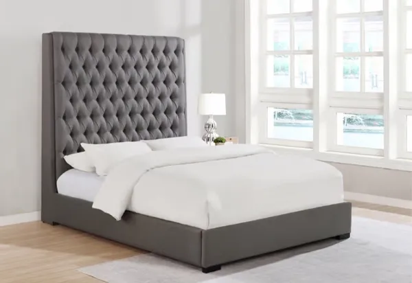 CAMILLE GREY KING BED