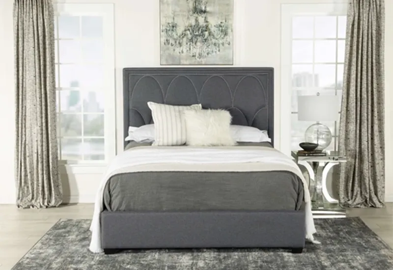 BOWFIELD CHARCOAL KING BED
