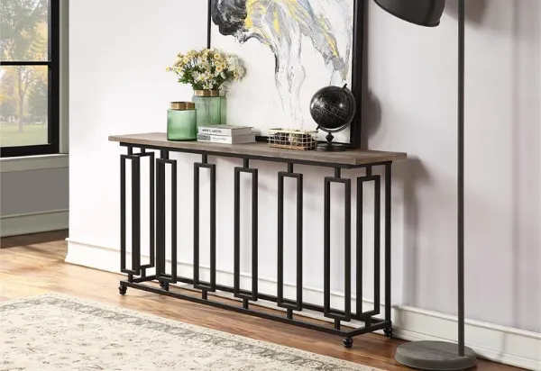 METAL BROWN CONSOLE